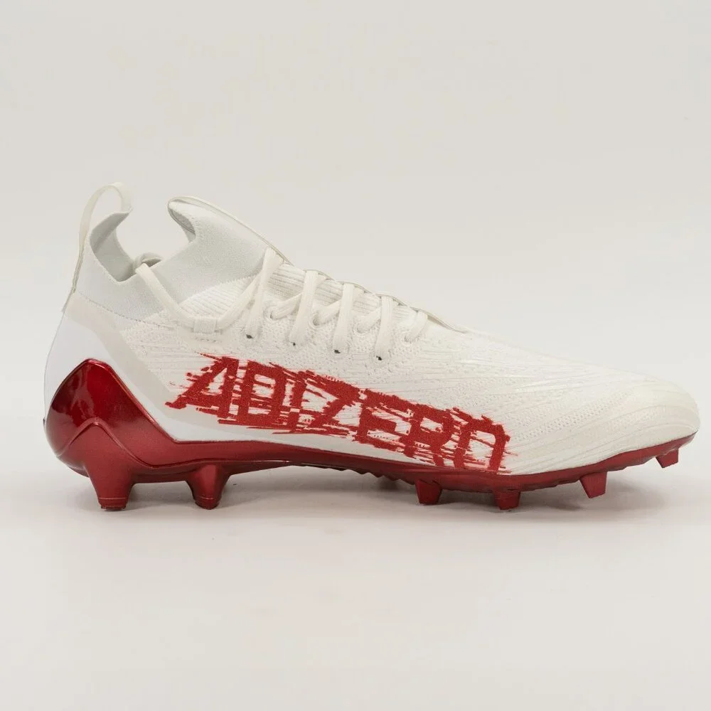 Adidas Adizero Primeknit 'White Team Power Red' HP8740 Football Cleats size 12.5